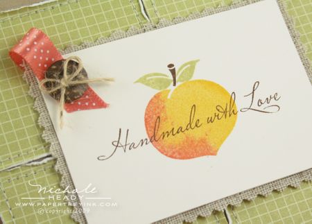 Handmade with love label