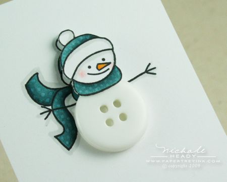 Finished snowman