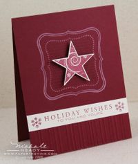 Holiday Star Wishes card