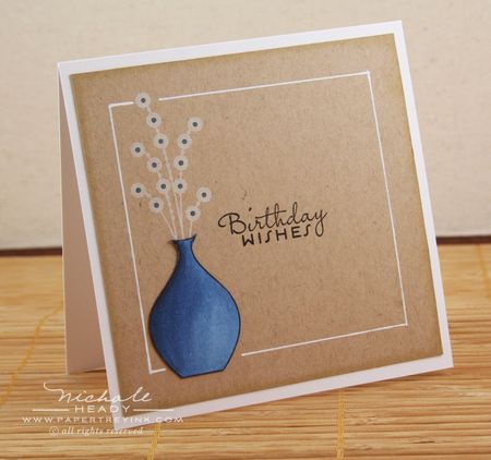 Blue Vase card