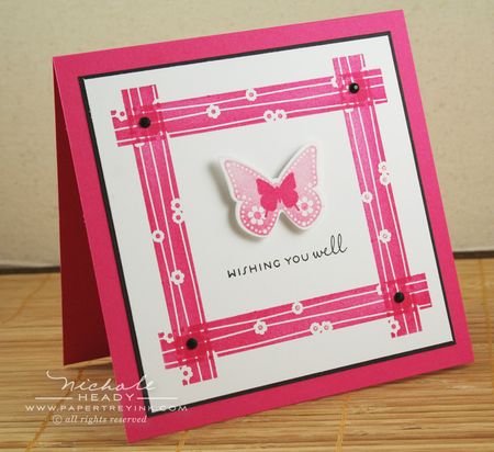 Butterfly Frame card