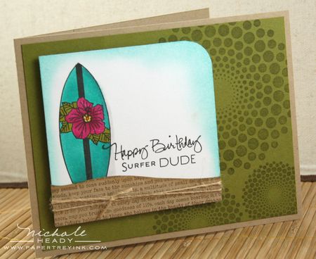 Surfer Dude card
