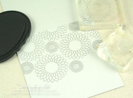 Stamping flowers