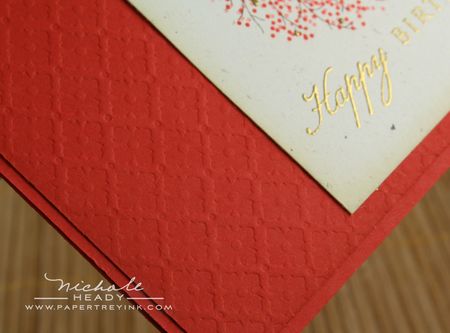 Embossed background