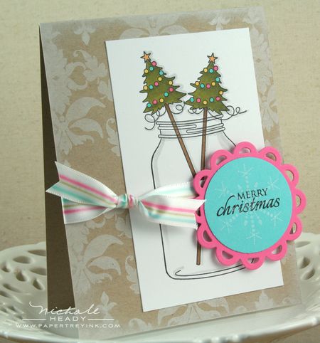 Merry Christmas Trees Card