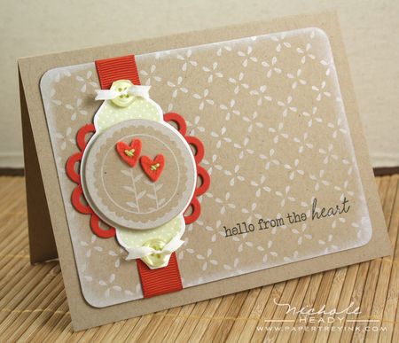 Hello from the Heart card