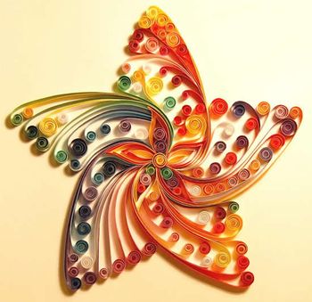 Quilled star