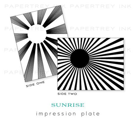 Sunrise-impression-plate