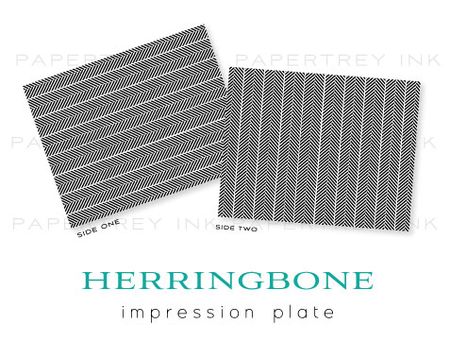 Herringbone-impression-plate