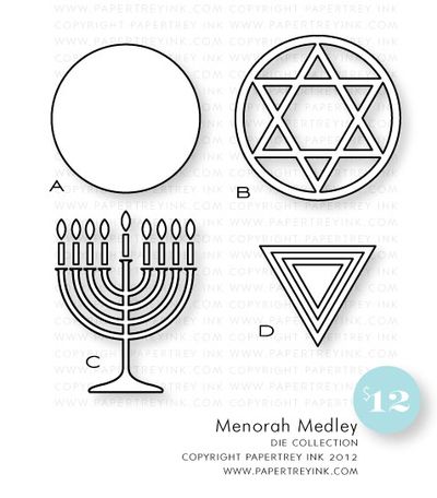 Menorah-Medley-dies