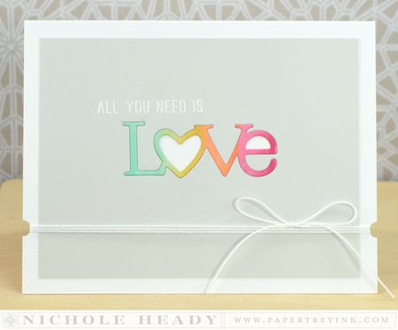 Rainbow Love Card