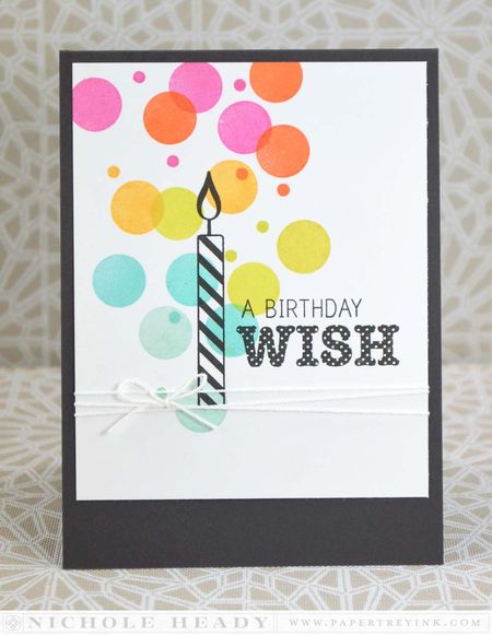Polka Dot Birthday Wish Card