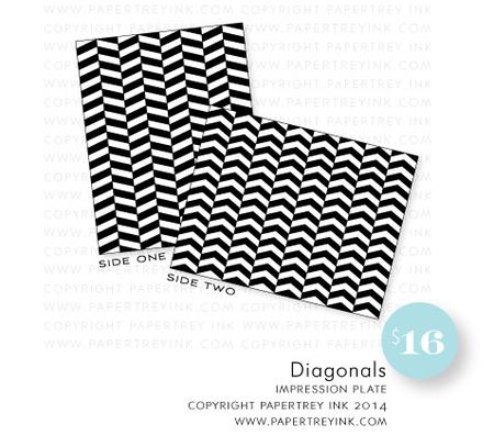 Diagonals-impression-plate