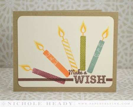 Make a Wish Candle Card