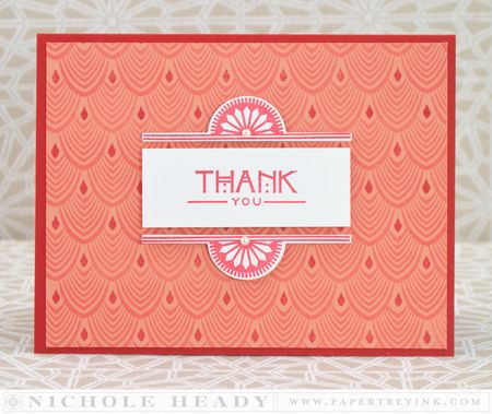 Red Thank You Card
