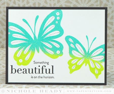 Ombre Embossed Card