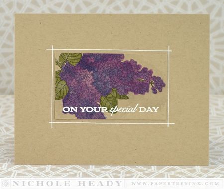 Special Day Lilacs Card