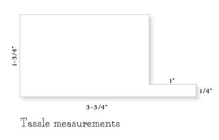 Tassle-measurements