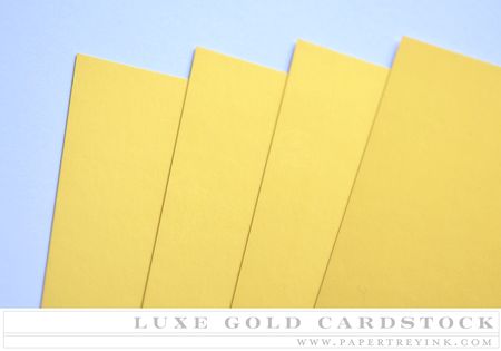 Luxe Gold Cardstock