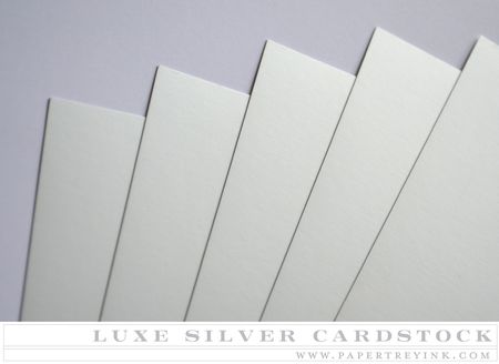 Luxe Silver Cardstock