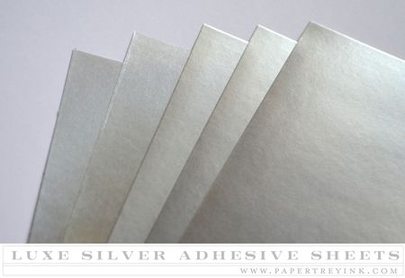 Luxe Silver Adhesive Sheets