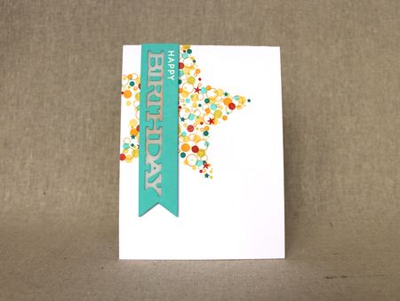 Confetti Cluster Birthday Card