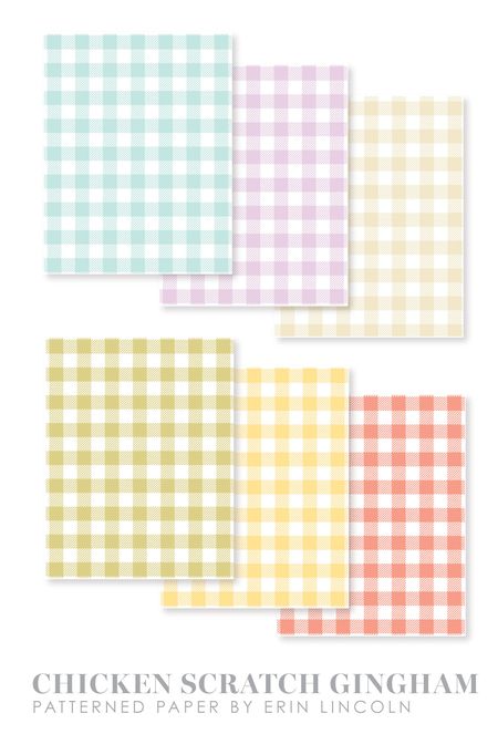 Chicken-Scratch-Gingham-Papers