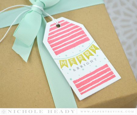Merry & Bright tag