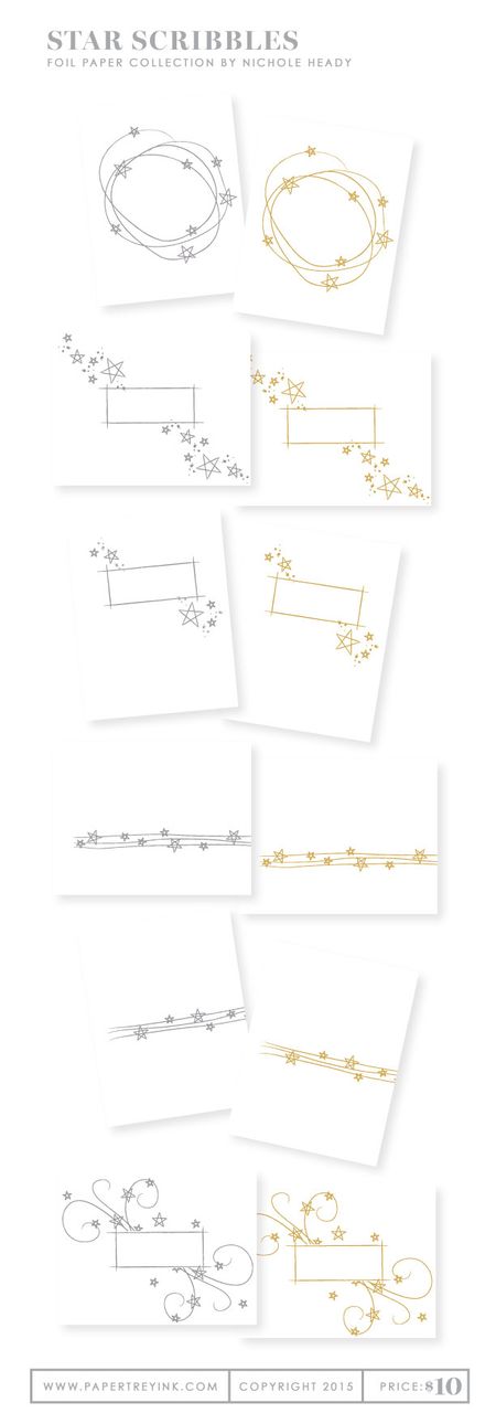 Star-Scribbles-foil-paper-collection