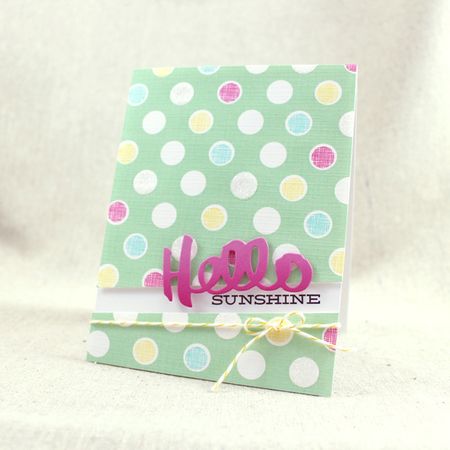 MIM239 - Hello Sunshine Card