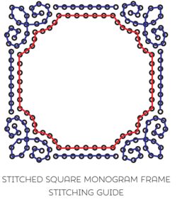 Monogram Frame Square