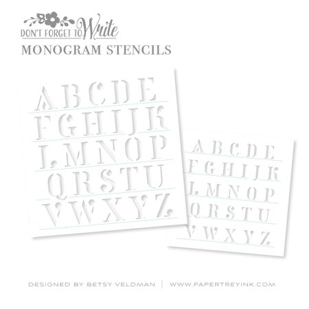 Monogram-Stencils