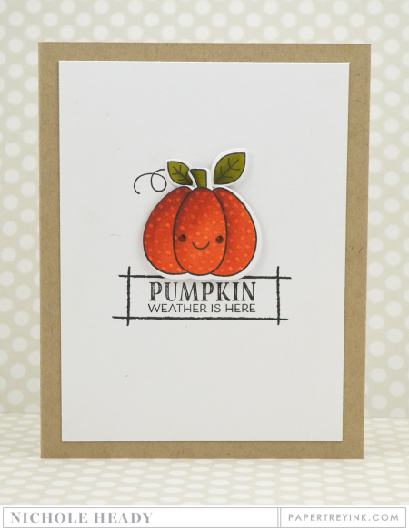 Pumpkin Weather Card