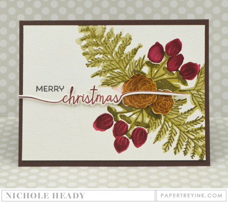 Christmas Greenery Card