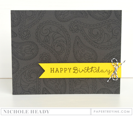 Yellow Birthday Card