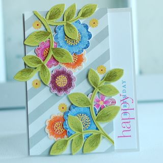 Embroidered Blooms - Betsy