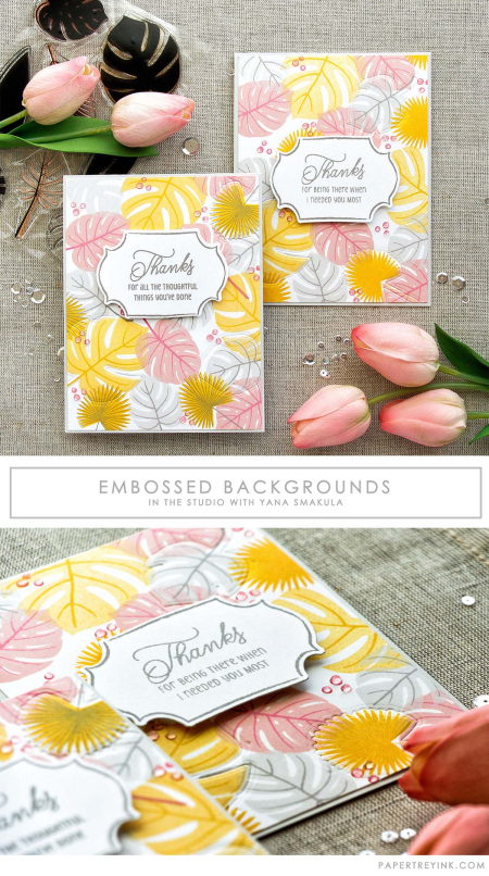 Embossed Backgrounds with Yana