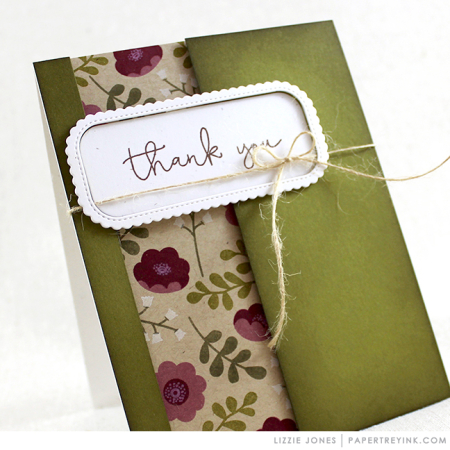 Ivy & Bloom Thank You Card Close Up