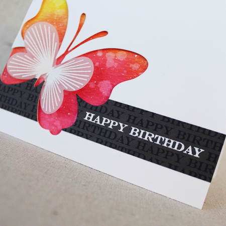 Happy Birthday Butterfly Card 3
