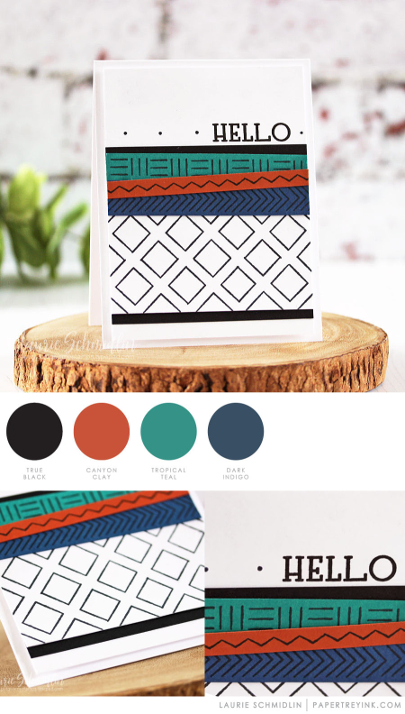 Tribal Hello by Laurie Schmidlin for Papertrey Ink