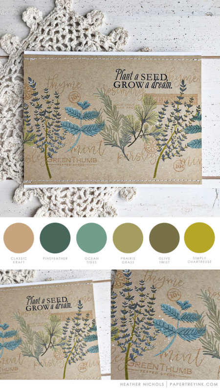 Herb Mix by Heather Nichols for Papertrey Ink