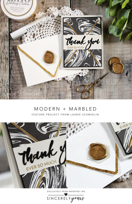 Modern + Marbled 2 by Laurie Schmidlin for Papertrey Ink