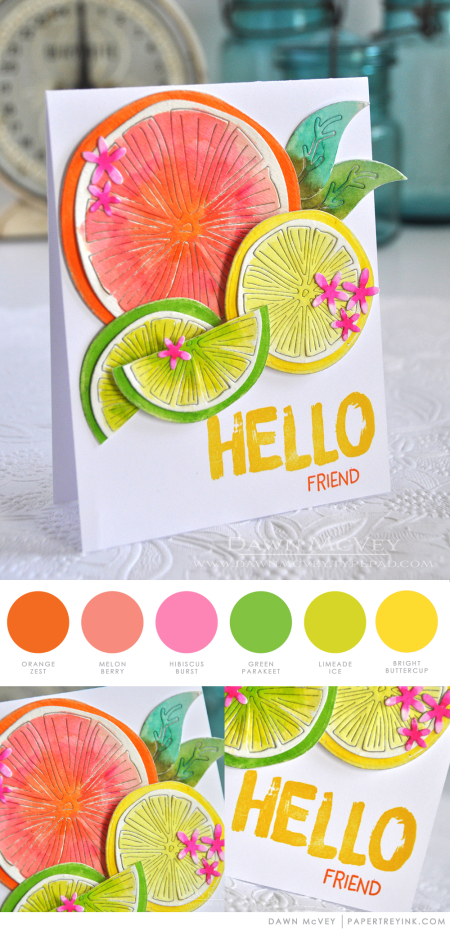 Summer Hello by Dawn McVey for Papertrey Ink