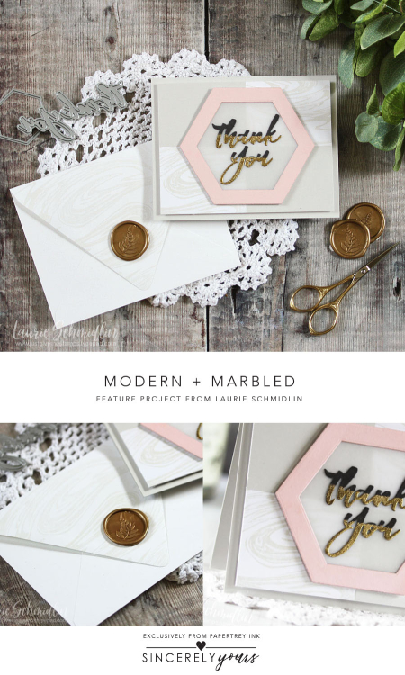 Modern + Marbled by Laurie Schmidlin for Papertrey Ink