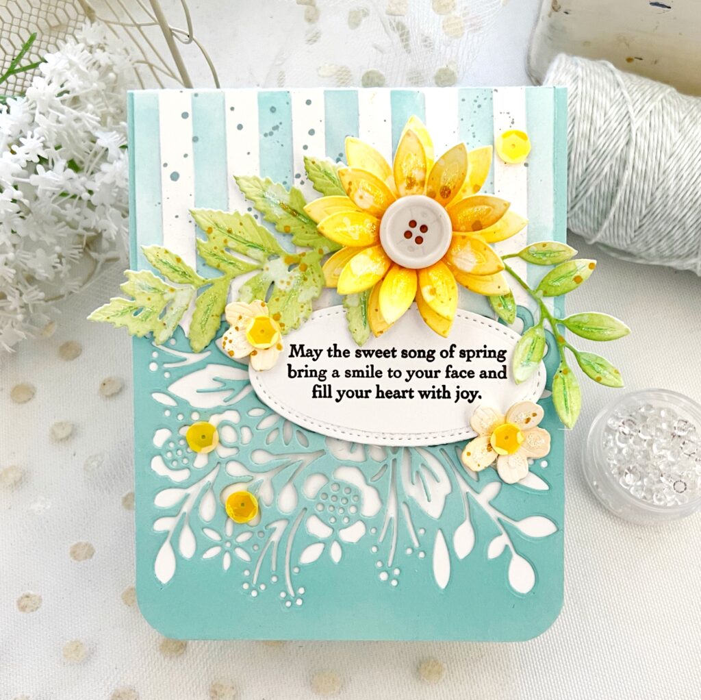 Border Bling: Lattice + Into the Blooms: Clover + Just Sentiments ...