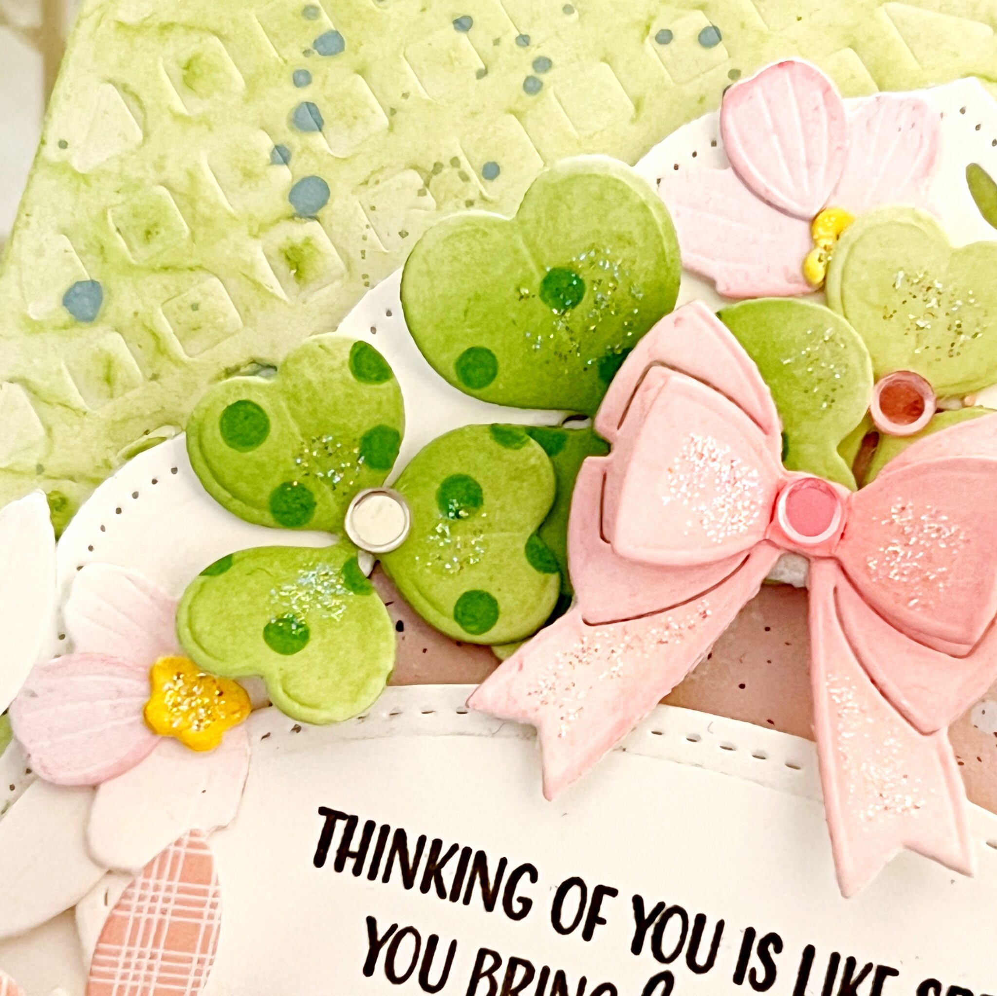 Border Bling: Lattice + Into the Blooms: Clover + Just Sentiments ...