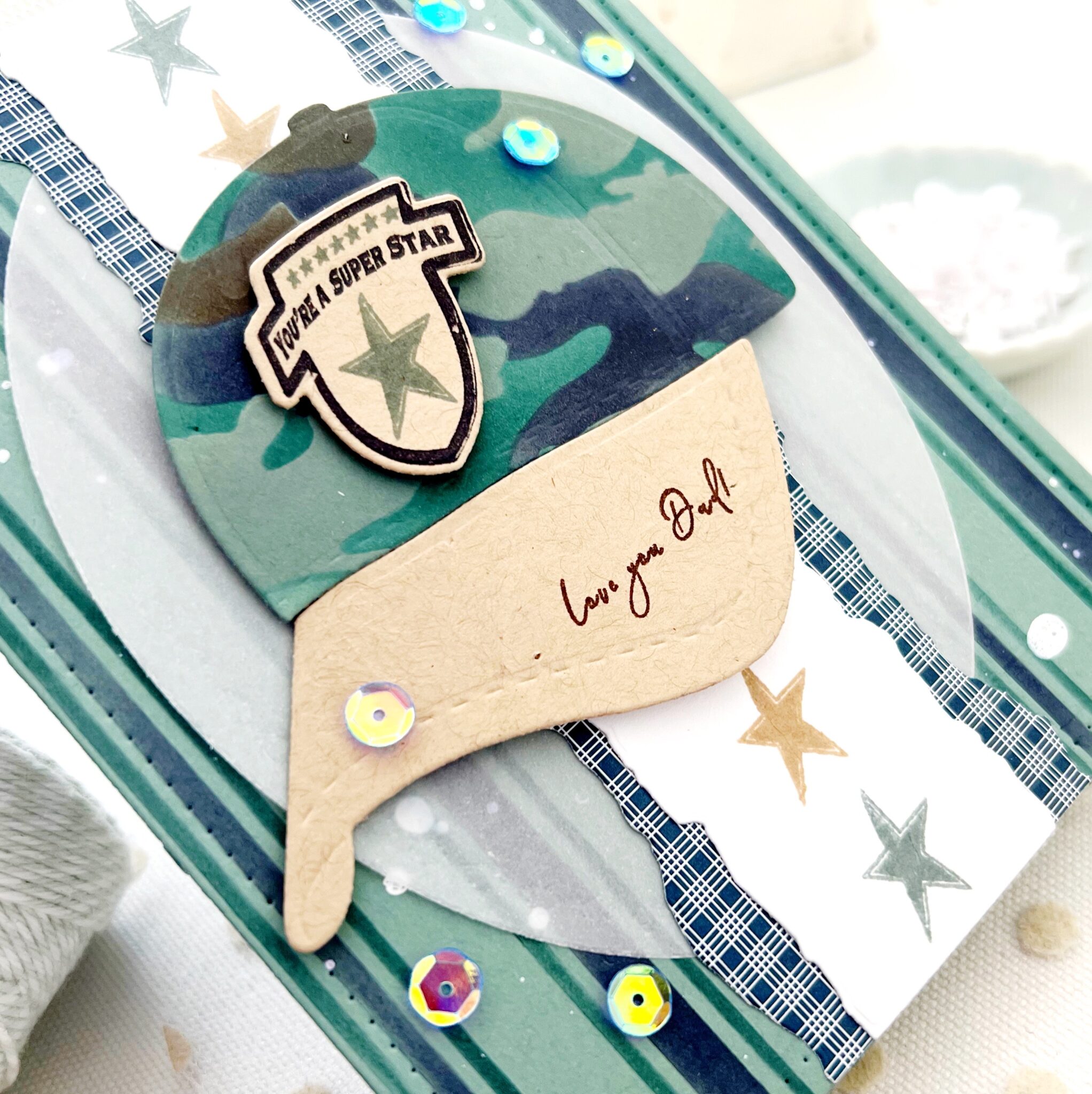 Hats Off to Dad + Perfect Stripes + Father’s Day Sentiments + Argyle
