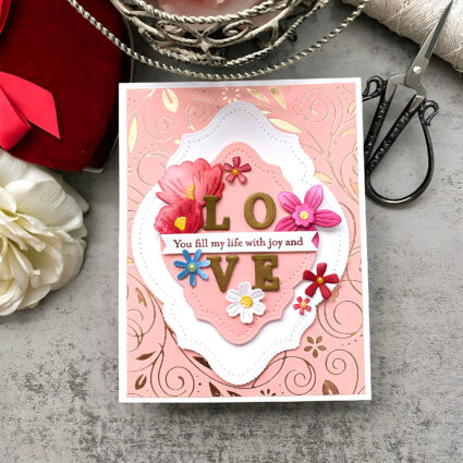 Project Inspiration: Creating a Love-Filled Card with Custom Details