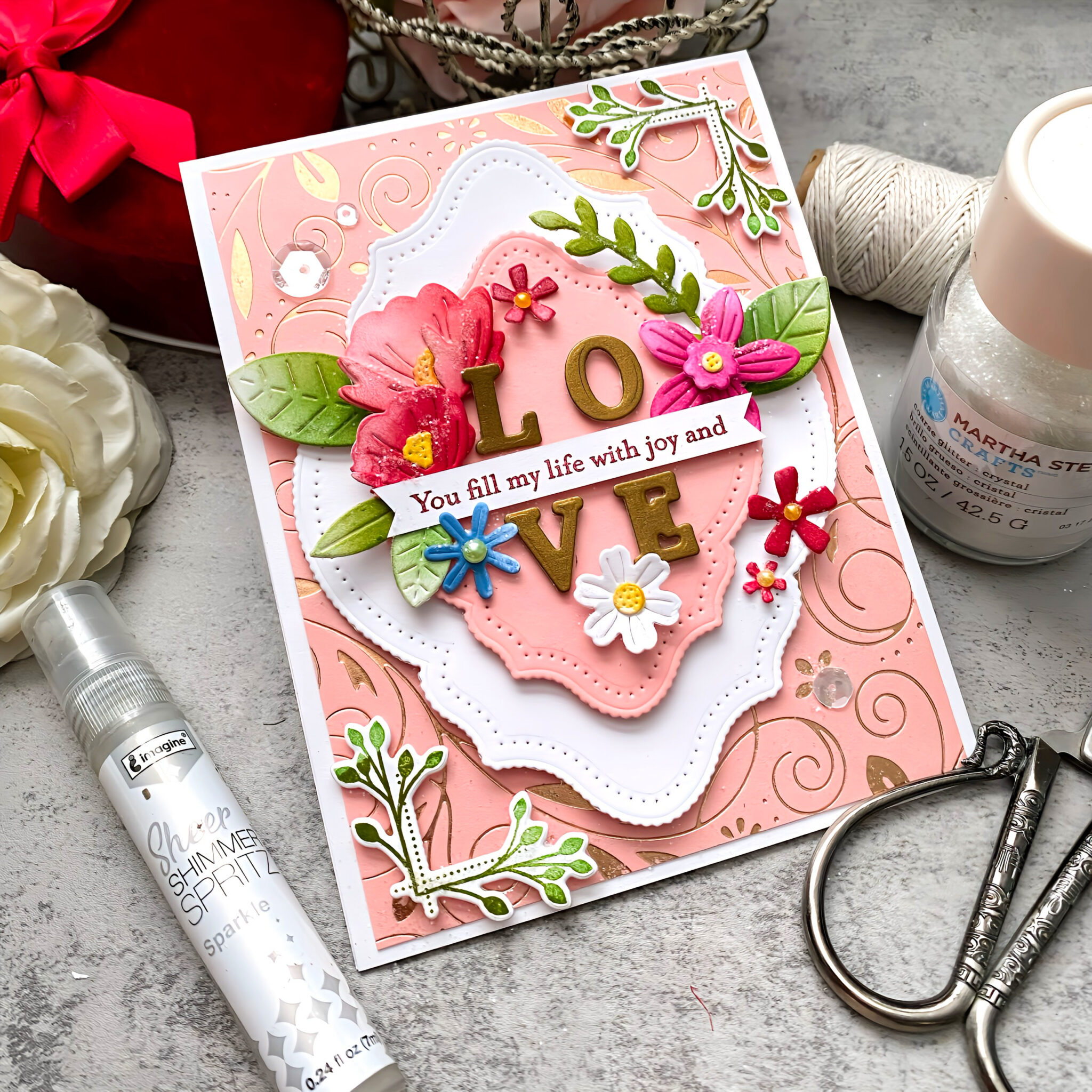 Project Inspiration: Creating a Love-Filled Card with Custom Details