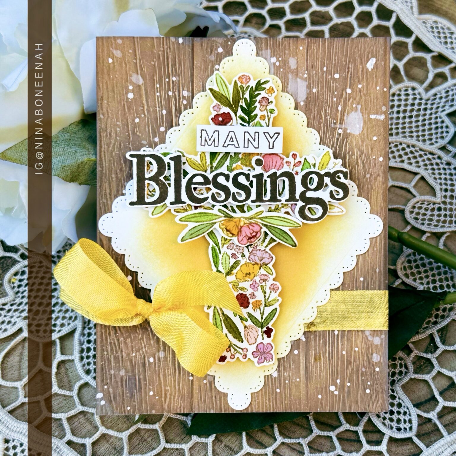 Build-A-Lamb dies + This is Big Sentiments: Many Blessings + Flourished ...